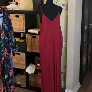 Love stitch red/cranberry Women's Maxi Dress